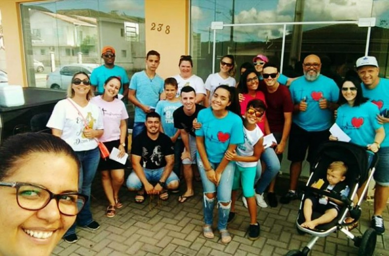1º Evangelismo de Rua 2018